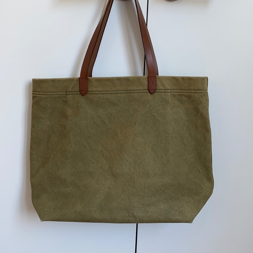 Madewell Olive Transporter Tote